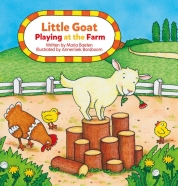 Little Goat. Playing at the Farm