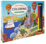 Feel Happy Coloring - Kleurboek & potlodenset