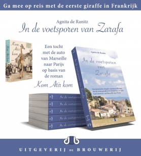 Combinatiekorting: roman + reisgids samen In de voetsporen van Zarafa Kom Atir kom
