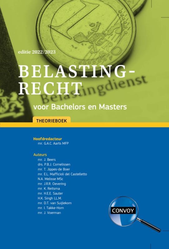 Belastingrecht voor Bachelors en Masters 2022-2023 Theorieboek