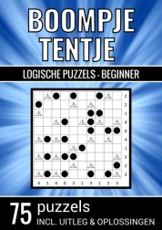 Boompje Tentje - Logische Puzzels Beginner - 75 Puzzels, Incl. Uitleg & Oplossingen